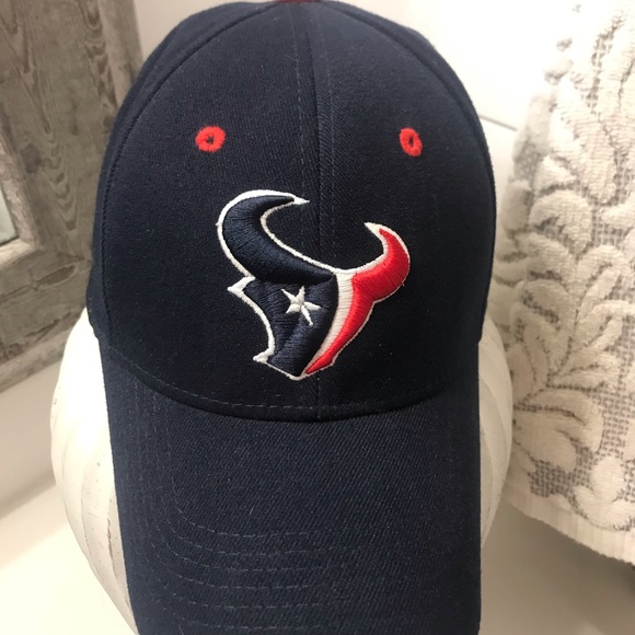 Reebok NFL Houston Texans Navy Blue Baseball Cap Hat USA Patent Progress - Picture 5 of 9